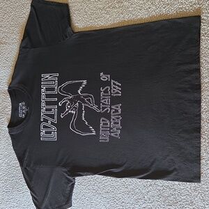 Led Zeppelin Soft 100% Cotton Short Sleeve Band T-shirt